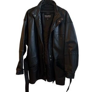 Wilsons Leather Classic Men's Trench Coat/Jacket